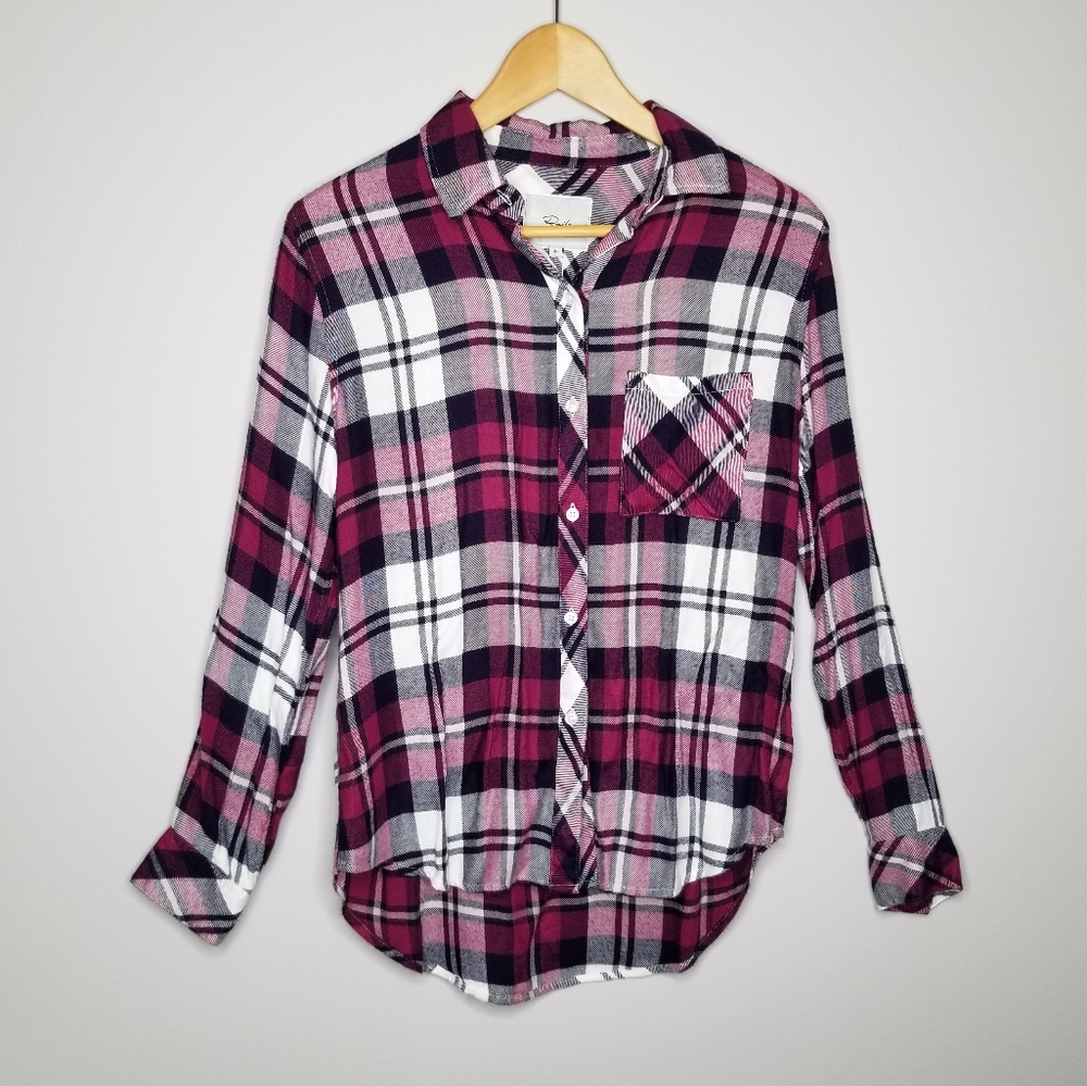 NWT Rails Hunter Plaid Button Down Flannel